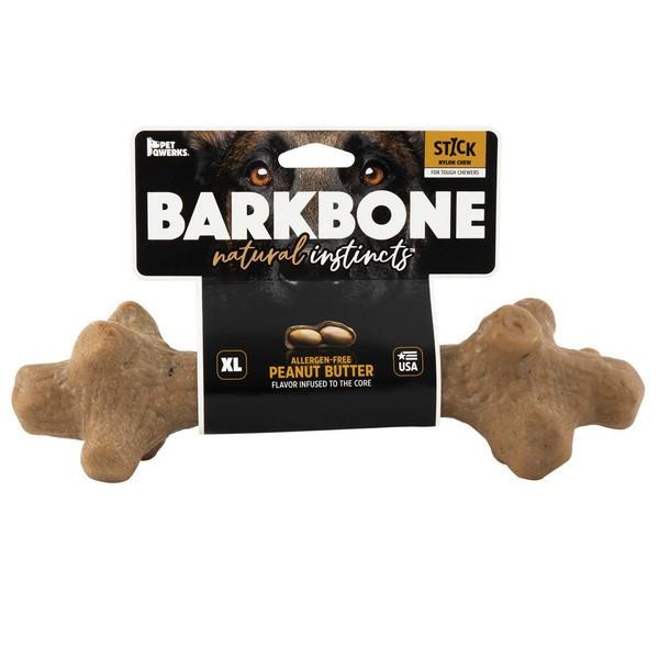 Pet Qwerks BarkBone Peanut Butter Stick Chew Dog Toy X Large Image 1