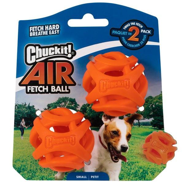 Chuckit! Air Fetch Ball Small 2pk 4.8cm Dog Toy Image 1