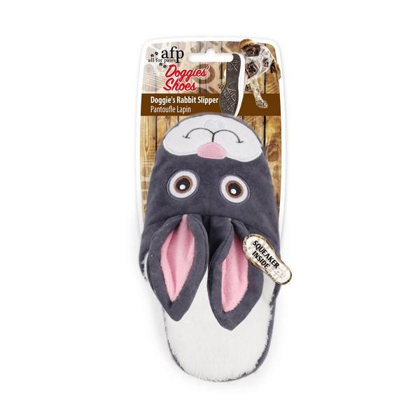 All For Paws Doggys Rabbit Slipper Dog Toy Image 1