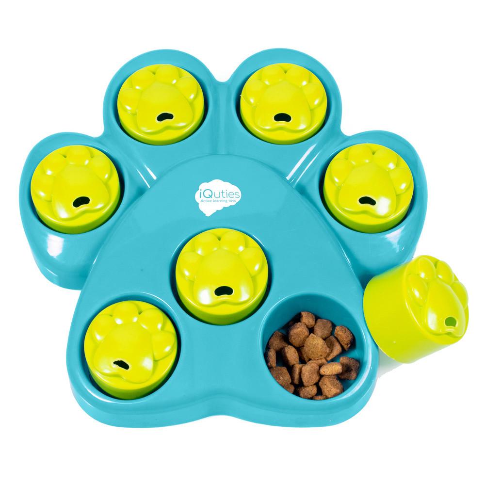 Iquties Active Training Toy for Dogs - Paw shaped Hide & Treat Image 1