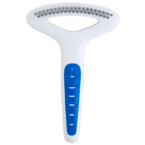 JW Gripsoft Grooming Double Row Undercoat Rake Image 1