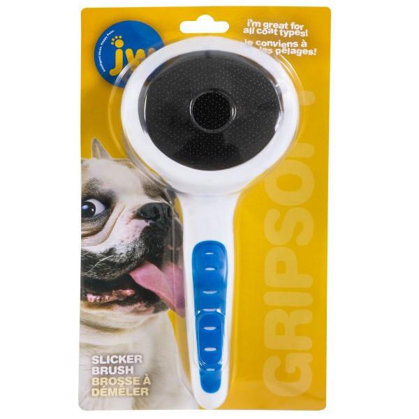 JW Gripsoft Grooming Slicker Brush for Cats and Dogs Image 1