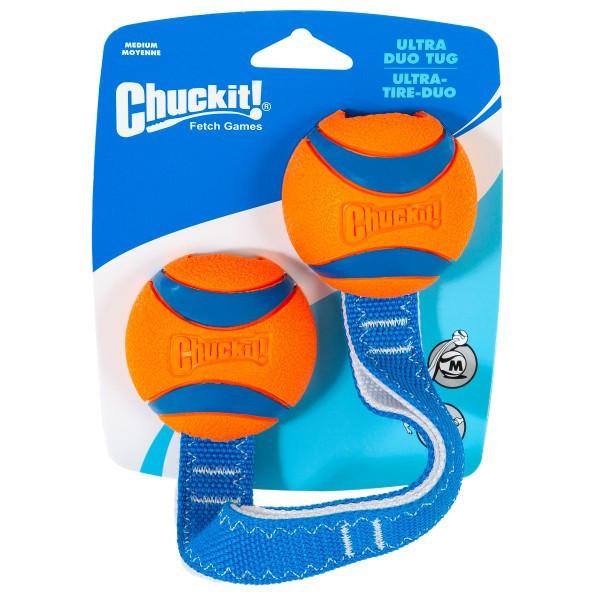 Chuckit! Ultra Tug Duo Medium 6.5cm Dog Toy Image 1