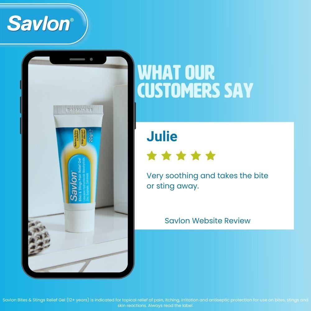 Savlon Bite & Sting Gel 20g Image https://cdn11.bigcommerce.com/s-g585yu857h/images/stencil/1280w/products/1575/19298/6_BITE_AND_STING__43233.1759138516.jpg1