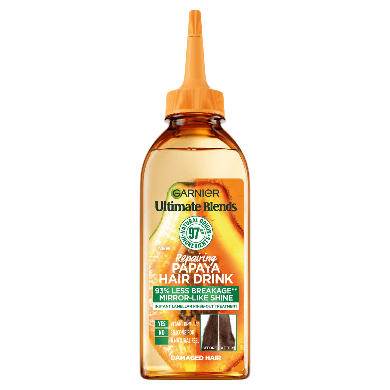Garnier Ultimate Blends Repairing Papaya Hair Drink 200ml Image 1