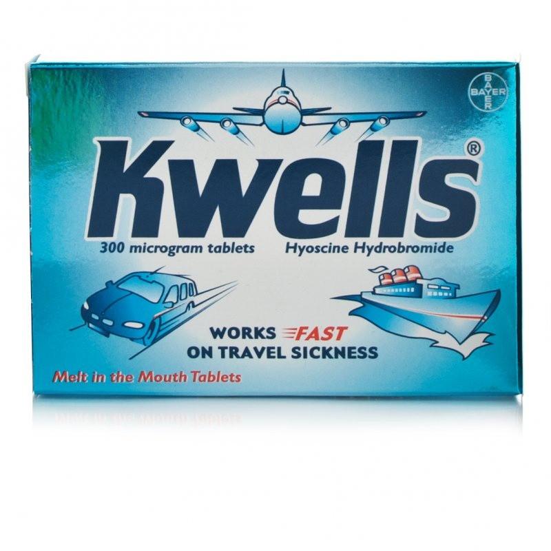 Kwells Travel Sickness 12 Tablets Image 1