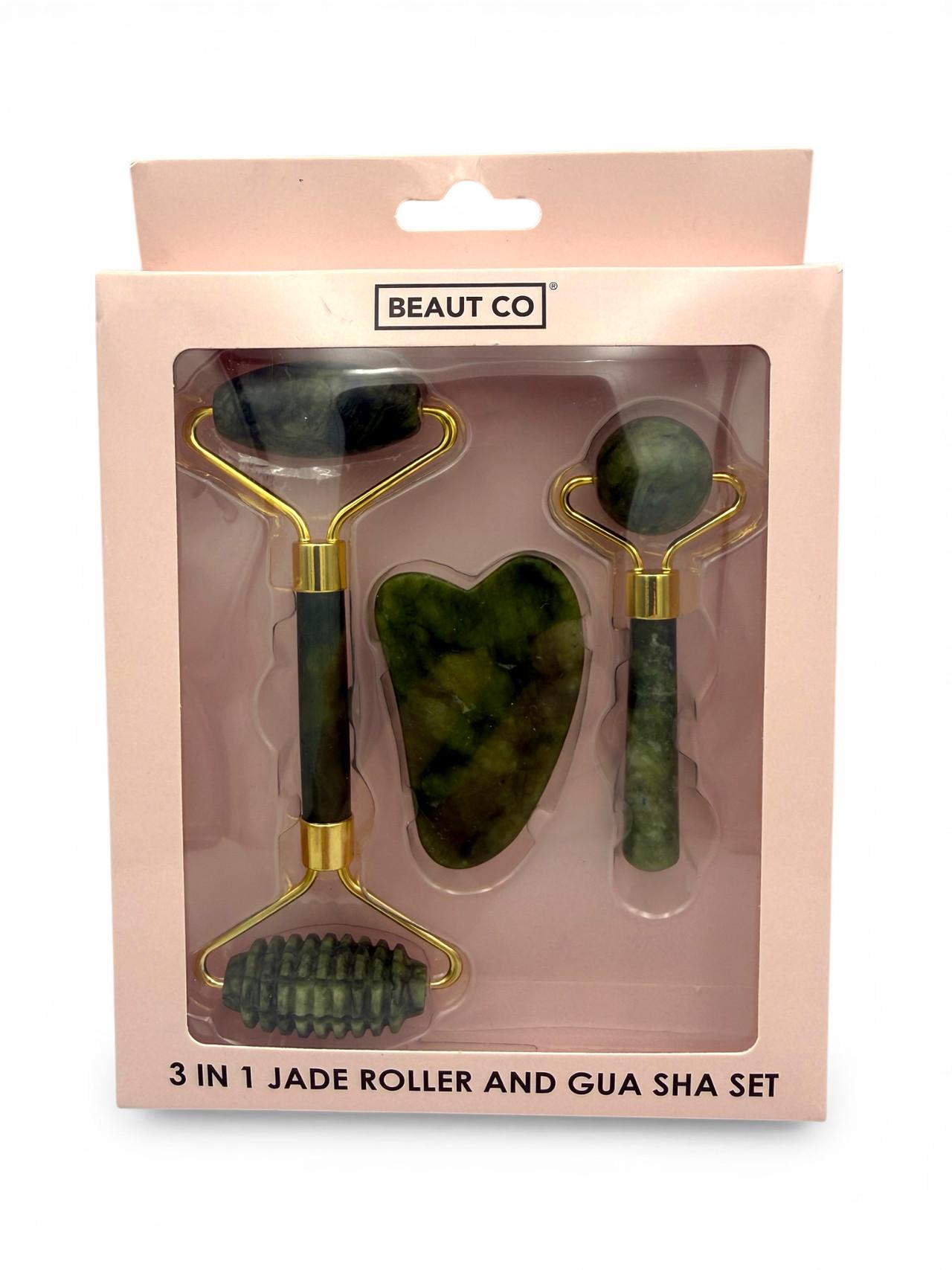 Beaut Co 3 In 1 Jade Roller Set Image 1