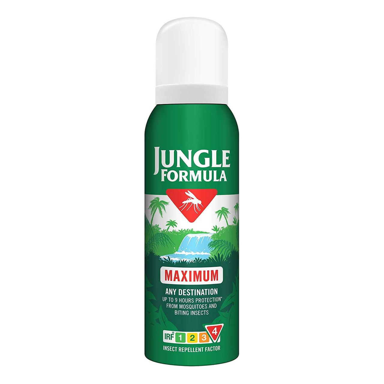 Jungle Formula Maximum Insect Repellent Aerosol - 125ml Image 1