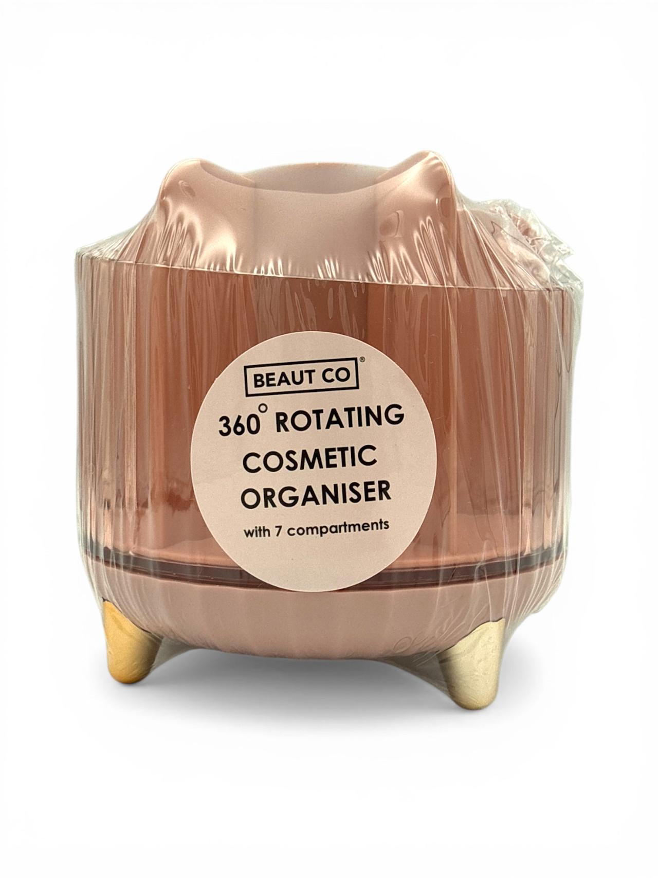 Beaut Co Pink Rotating Makeup Storage Image 1