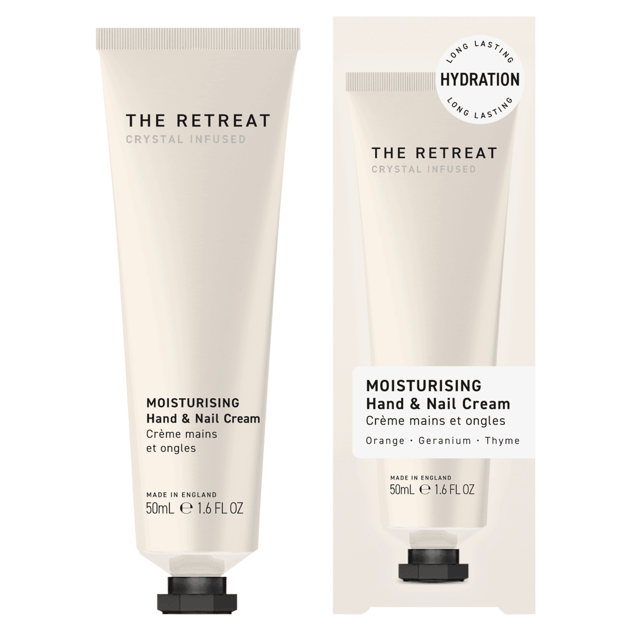 The Retreat Moisturising Hand & Nail Cream 50ml Image 1