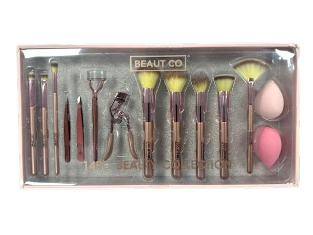 Beaut Co Makeup Brush 14 Piece Set Image 1