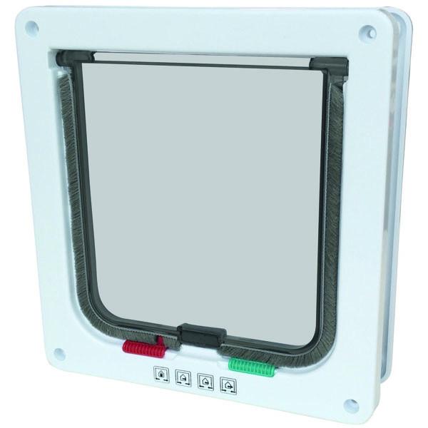 M-PETS Doras Cat Door With Tunnel - 4 Way Locking Image 1