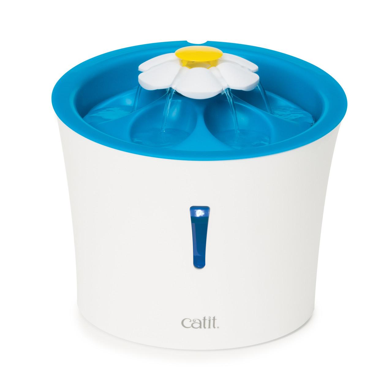Catit Flower Water Fountain With Led Nightlight Image 1