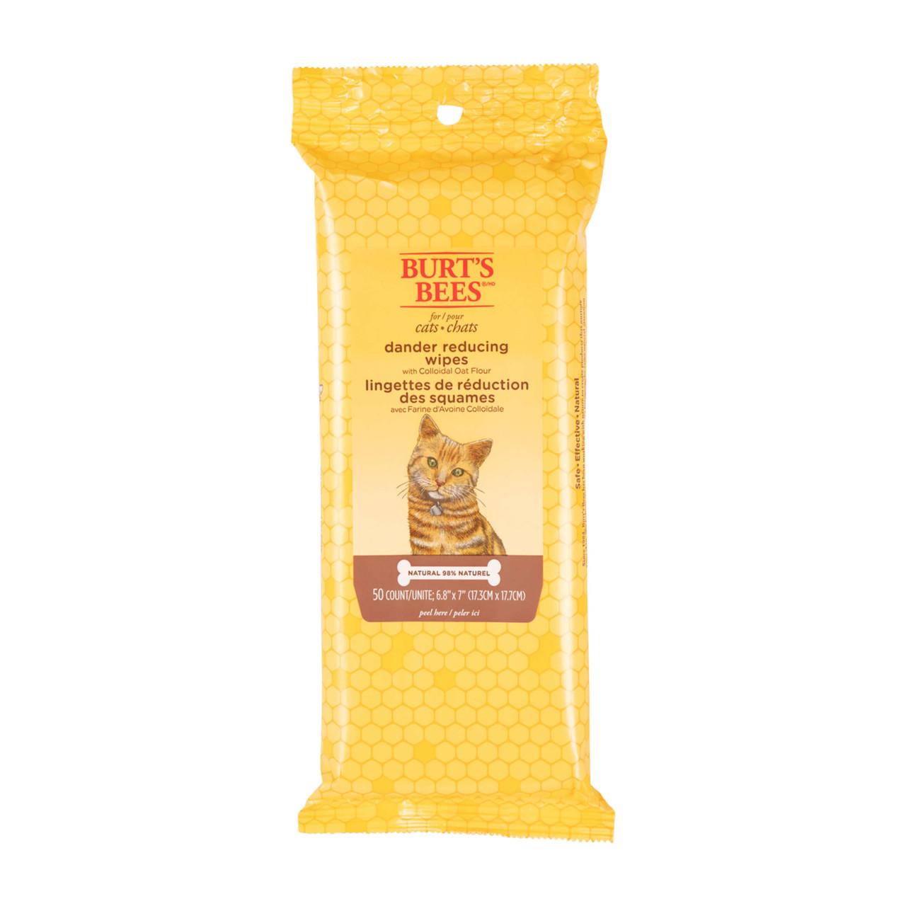 Burts Bees Cat Dander Wipes-50ct Image 1