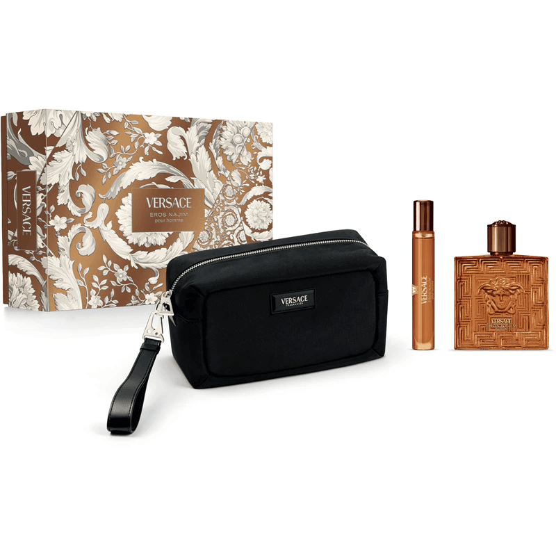 Versace Eros Najim Parfum 100ml + 10ml with Pouch Gift Set Image 1