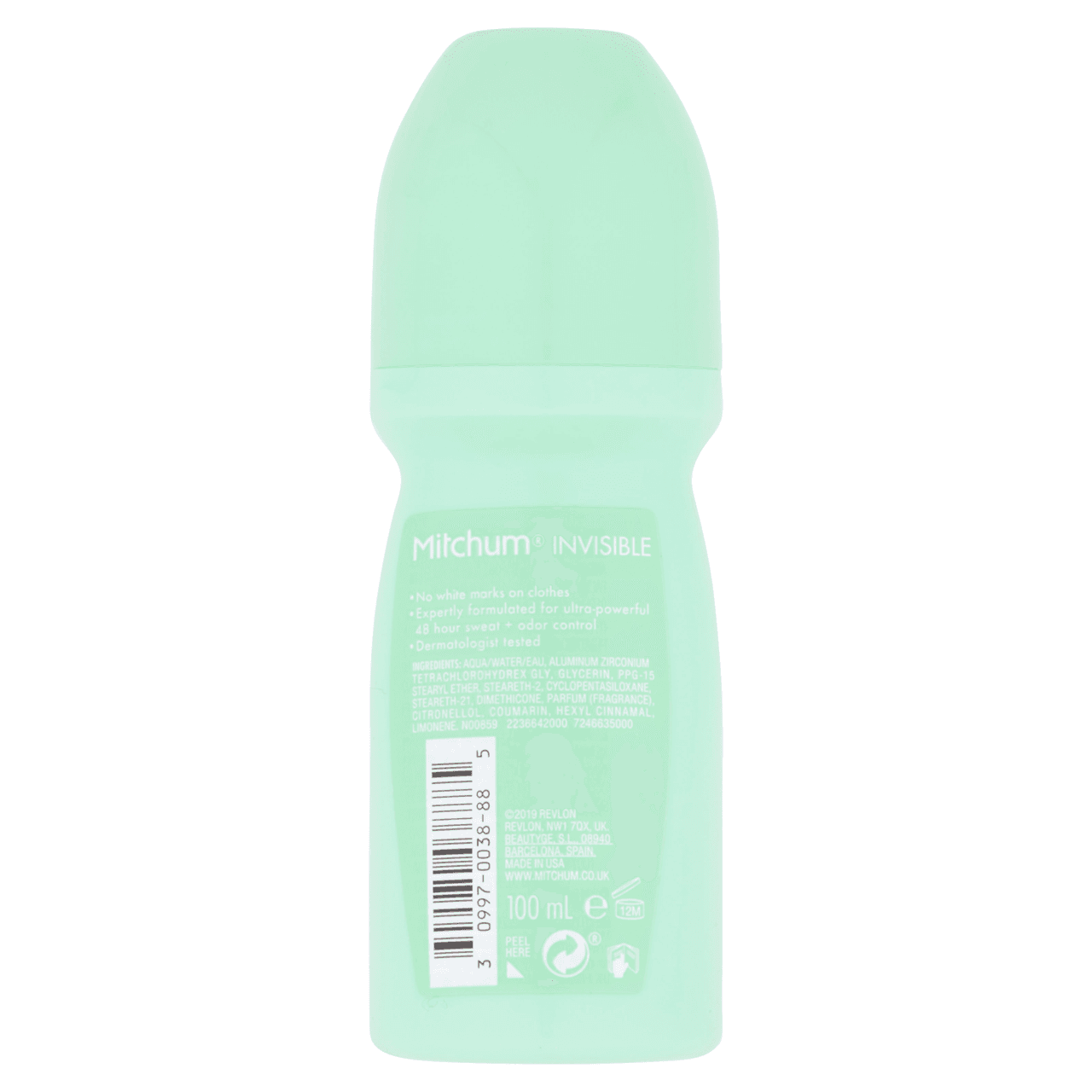 Mitchum Invisible Roll On Clear Fresh 100ml Image https://cdn11.bigcommerce.com/s-g585yu857h/images/stencil/1280w/products/16052/30736/0309970038885_T72__98465.1778682905.png1