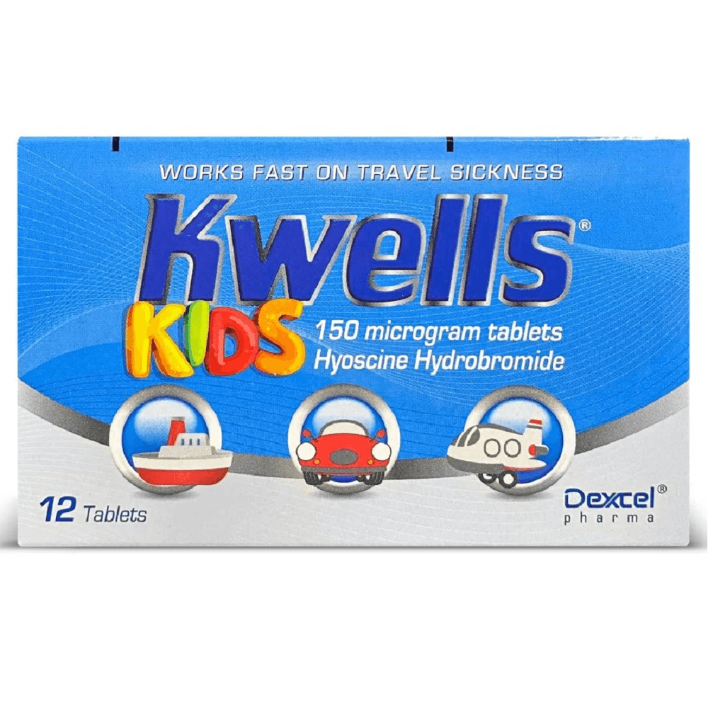 Kwells Travel Sickness For Kids 12 Tablets Image 1
