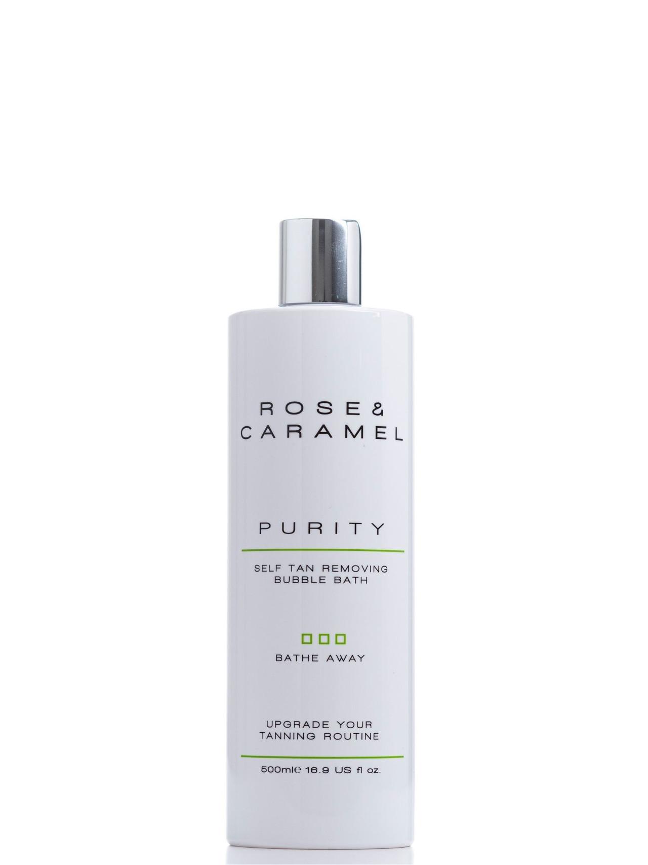 Rose & Caramel Purity Fade Away Self Tan Removing Shower Gel 200ml Image 1
