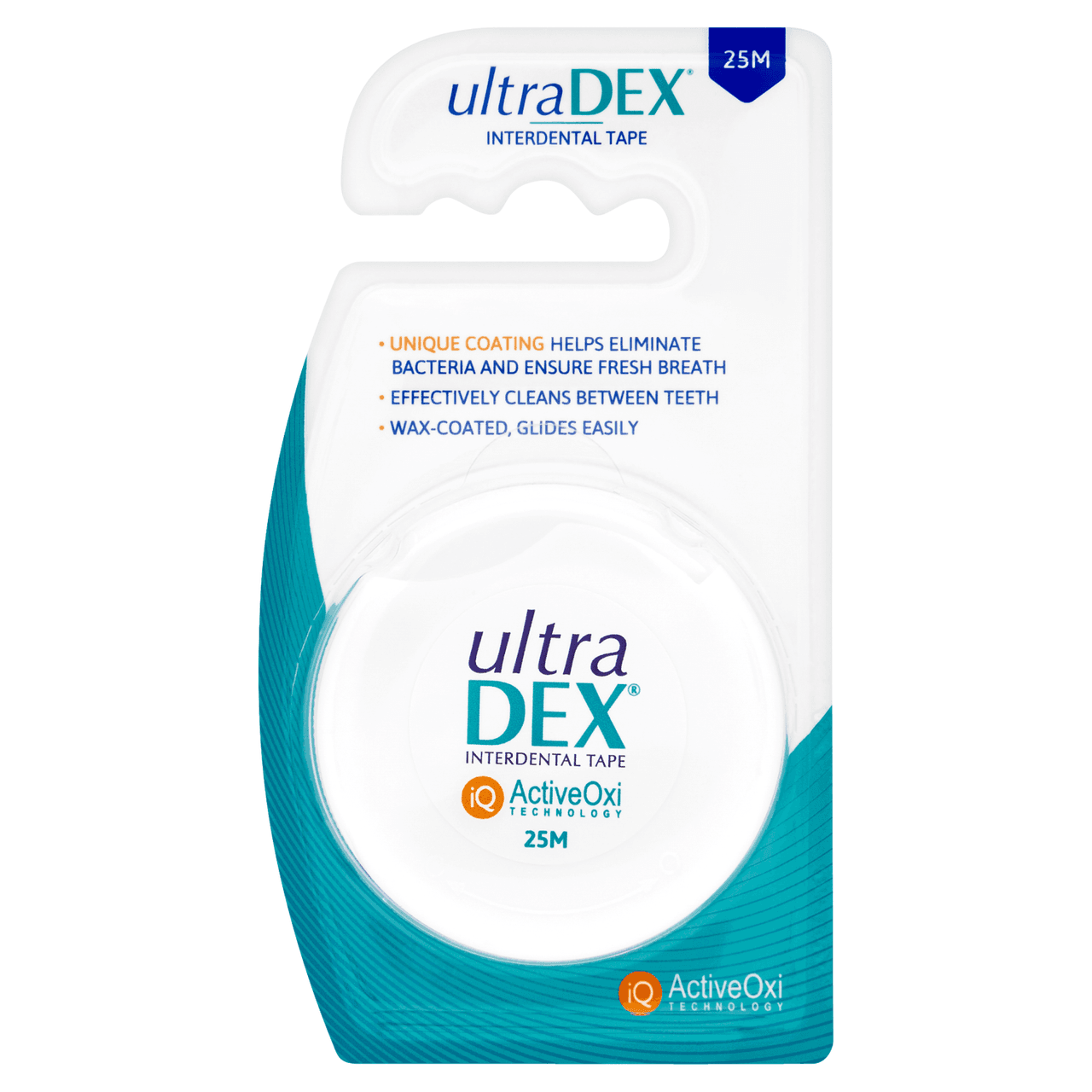 UltraDEX Anti-Bac Coated Interdental Tape 25m Image 1