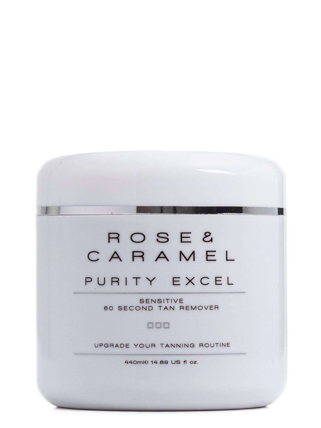 Rose & Caramel Purity Excel Sensitive 60 Second Self Tan Remover 440ml Image 1