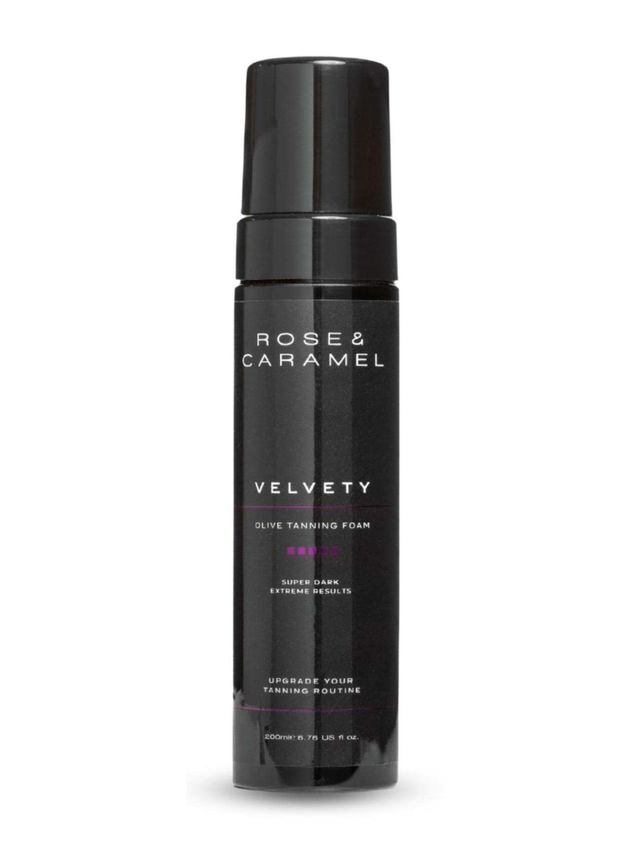 Rose & Caramel Velvety Olive Super Dark Tanning Foam 200ml Image 1