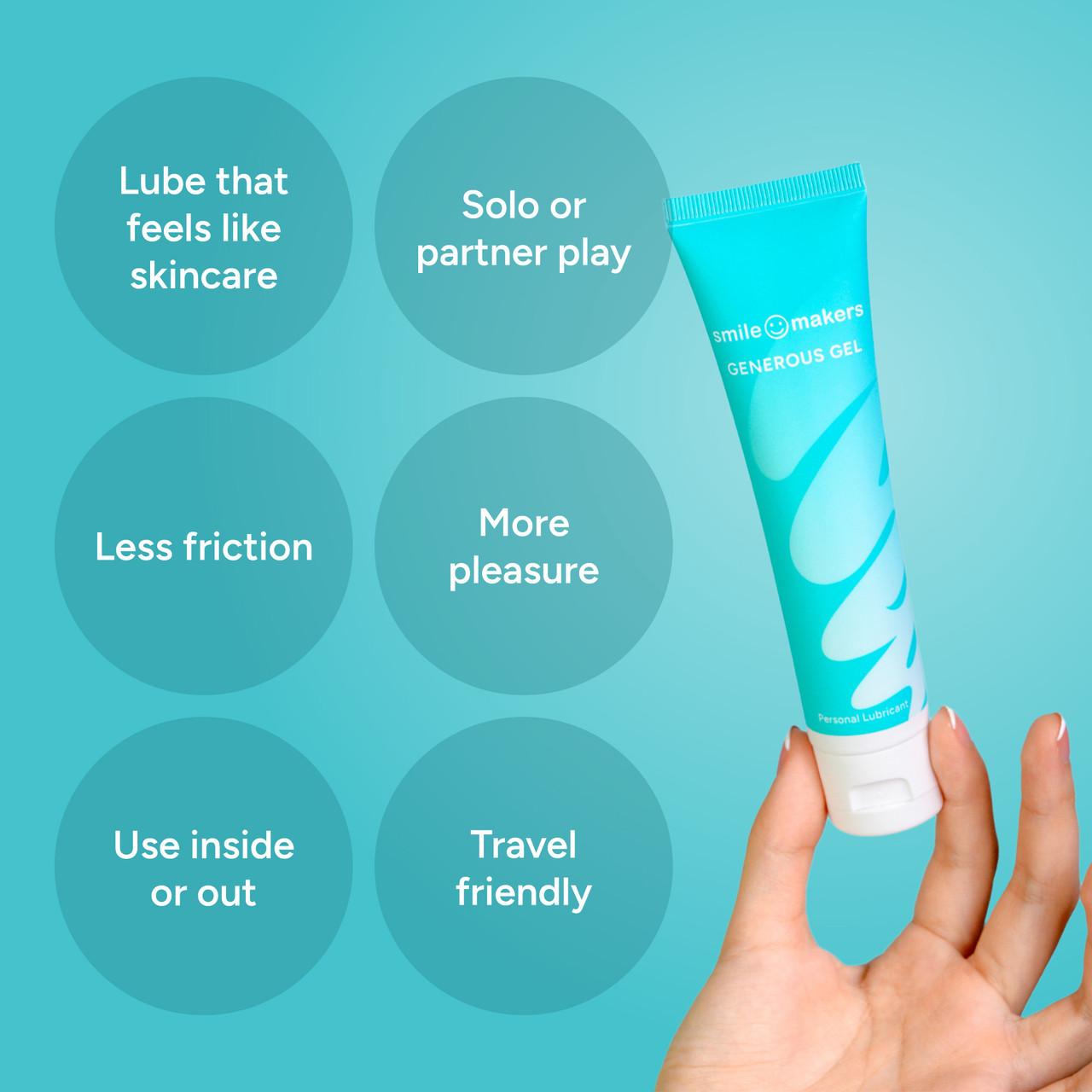 Smile Makers Generous Gel Water-Based Lubricant 60ml Image https://cdn11.bigcommerce.com/s-g585yu857h/images/stencil/1280w/products/16132/30260/165920_B__83649.1778497595.jpg1