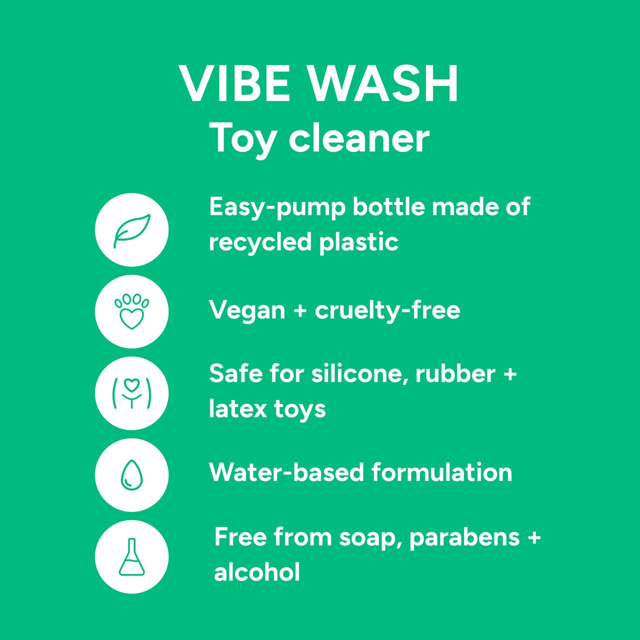 Smile Makers Vibe Wash Foaming Antibacterial Sex Toy Cleaner 100ml Image https://cdn11.bigcommerce.com/s-g585yu857h/images/stencil/1280w/products/16150/30270/165924_D__59873.1778497706.jpg1