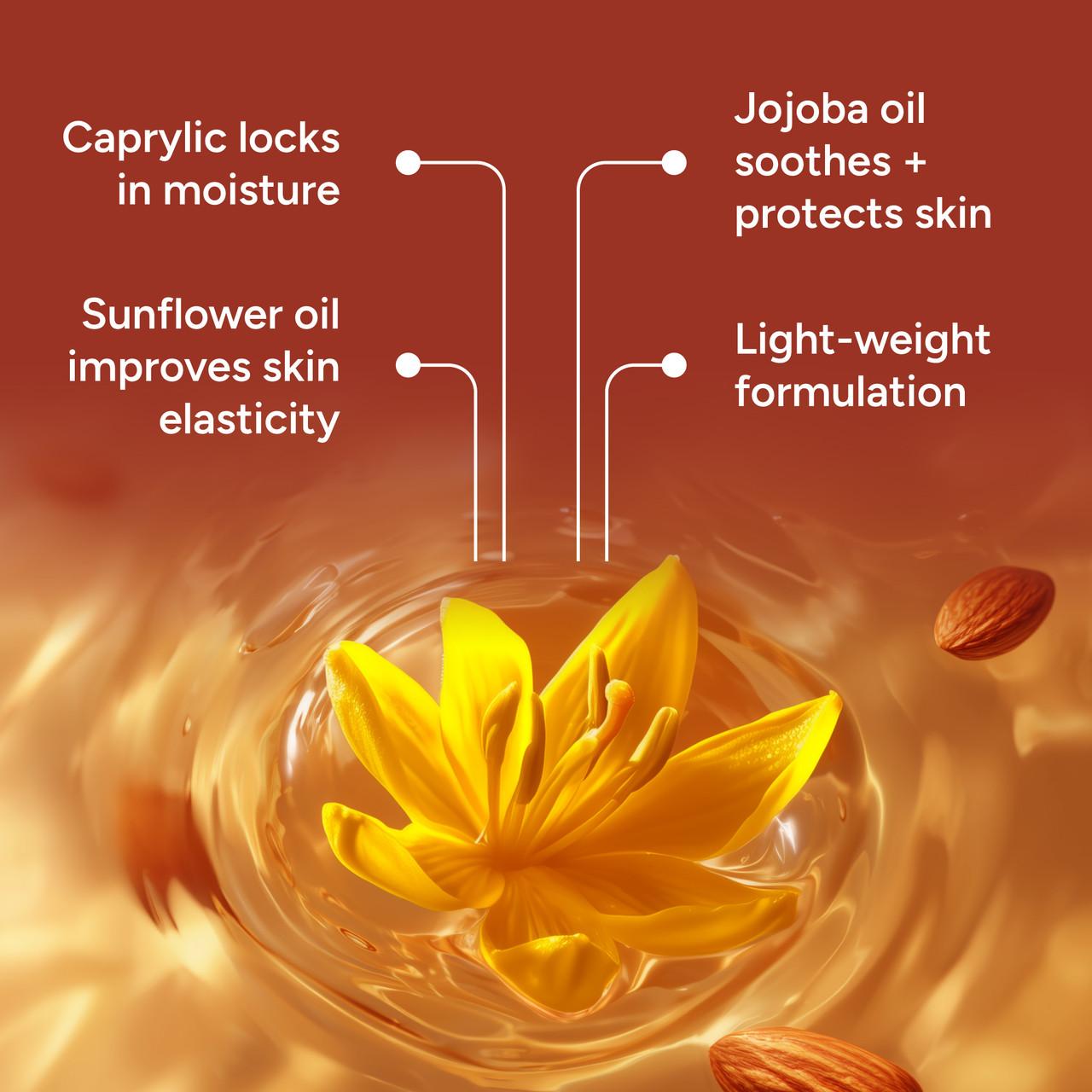 Smile Makers Hydrating Body Massage Oil Sweet Almond & Jojoba 100ml Image https://cdn11.bigcommerce.com/s-g585yu857h/images/stencil/1280w/products/16155/30277/165925_C__67723.1778497738.jpg1