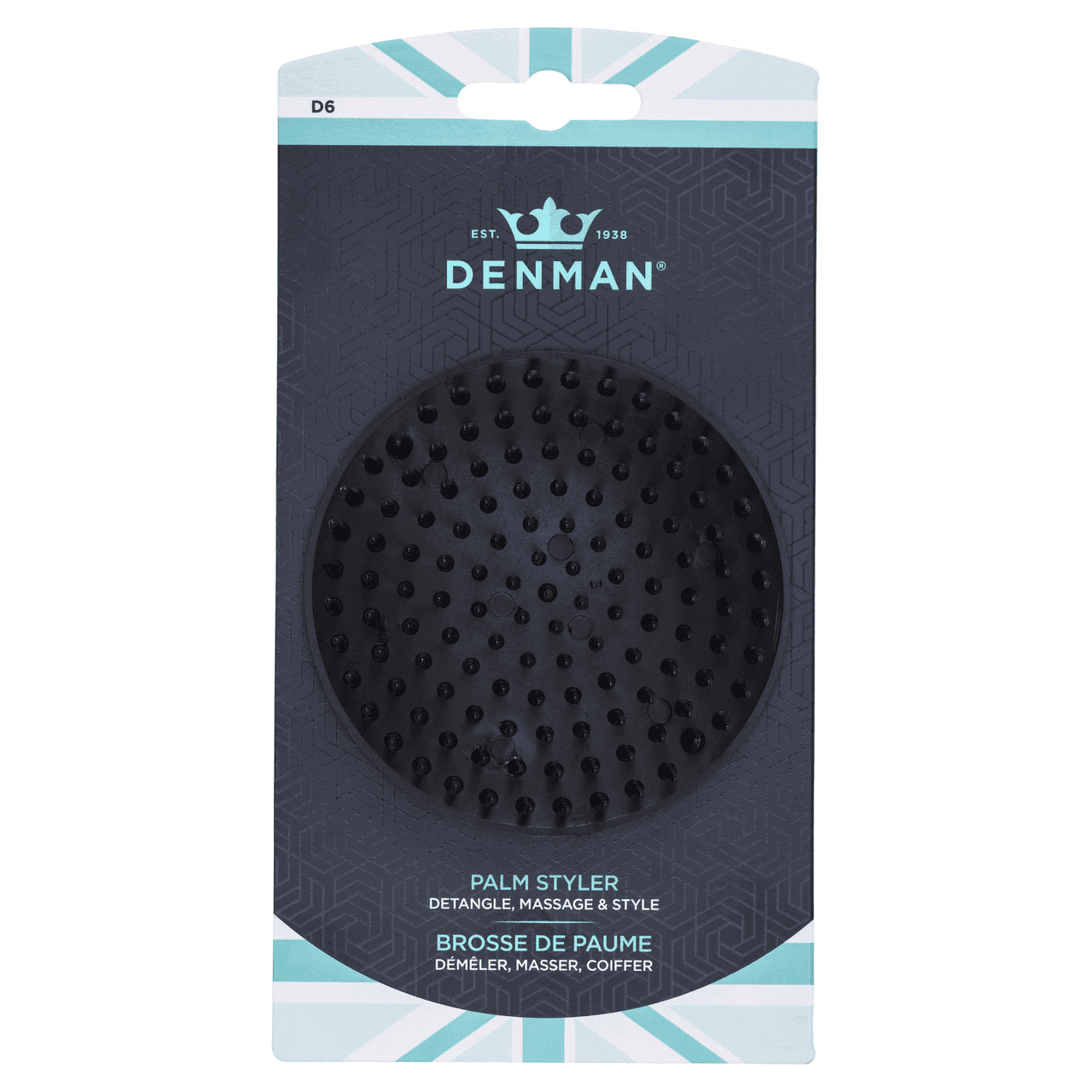 Denman D6 The Shower Brush Black Image 1