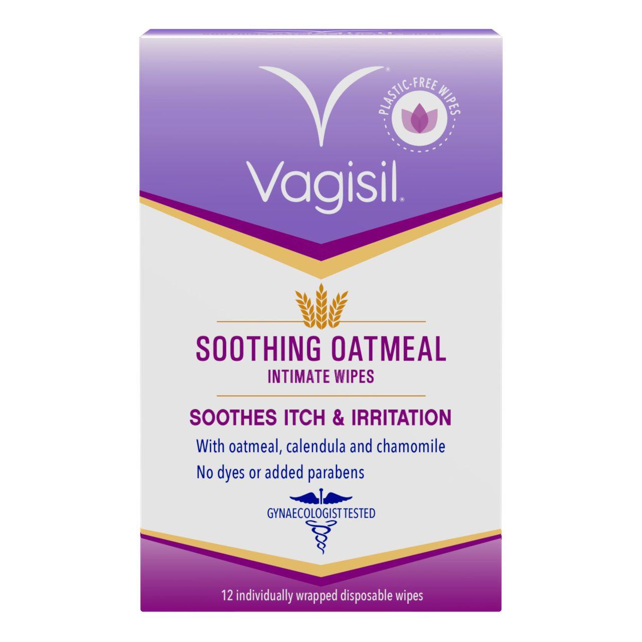 Vagisil Itch Relief Intimate Wipes 12 Pack Image 1