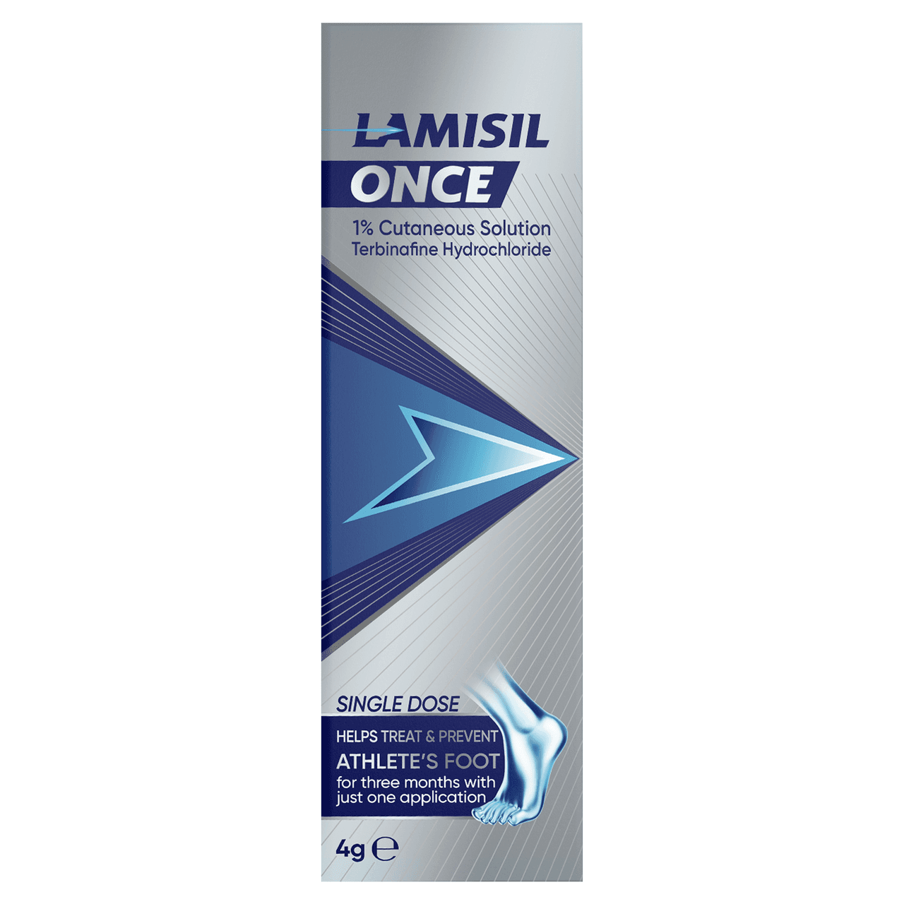 Lamisil Once Single Dose Athlete’s Foot Antifungal Treatment 4g Image 1