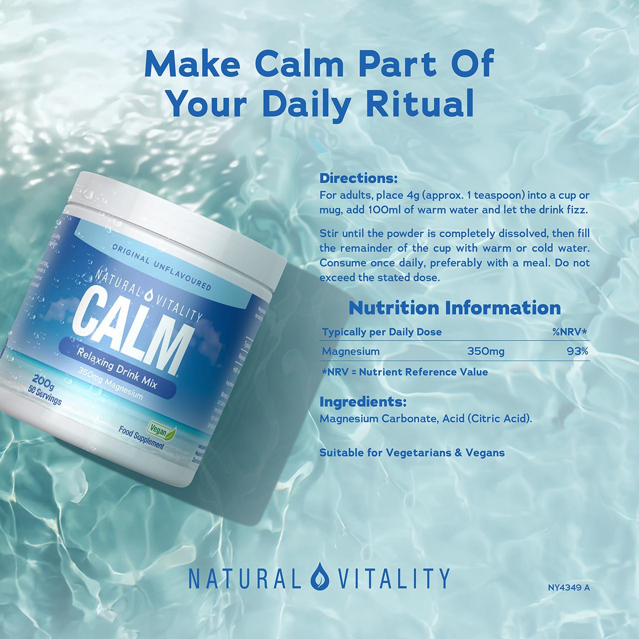 Natural Vitality Calm Relaxing Drink Mix Original Unflavoured 200g Image https://cdn11.bigcommerce.com/s-g585yu857h/images/stencil/1280w/products/16242/31080/165982-05__90290.1778766308.jpg1