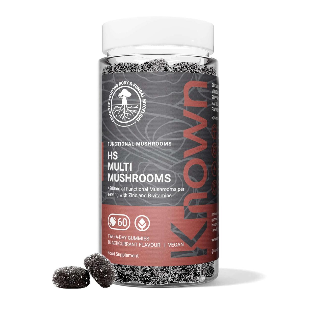 Known Nutrition High-Strength Multi Mushrooms 60 Gummies Image 1