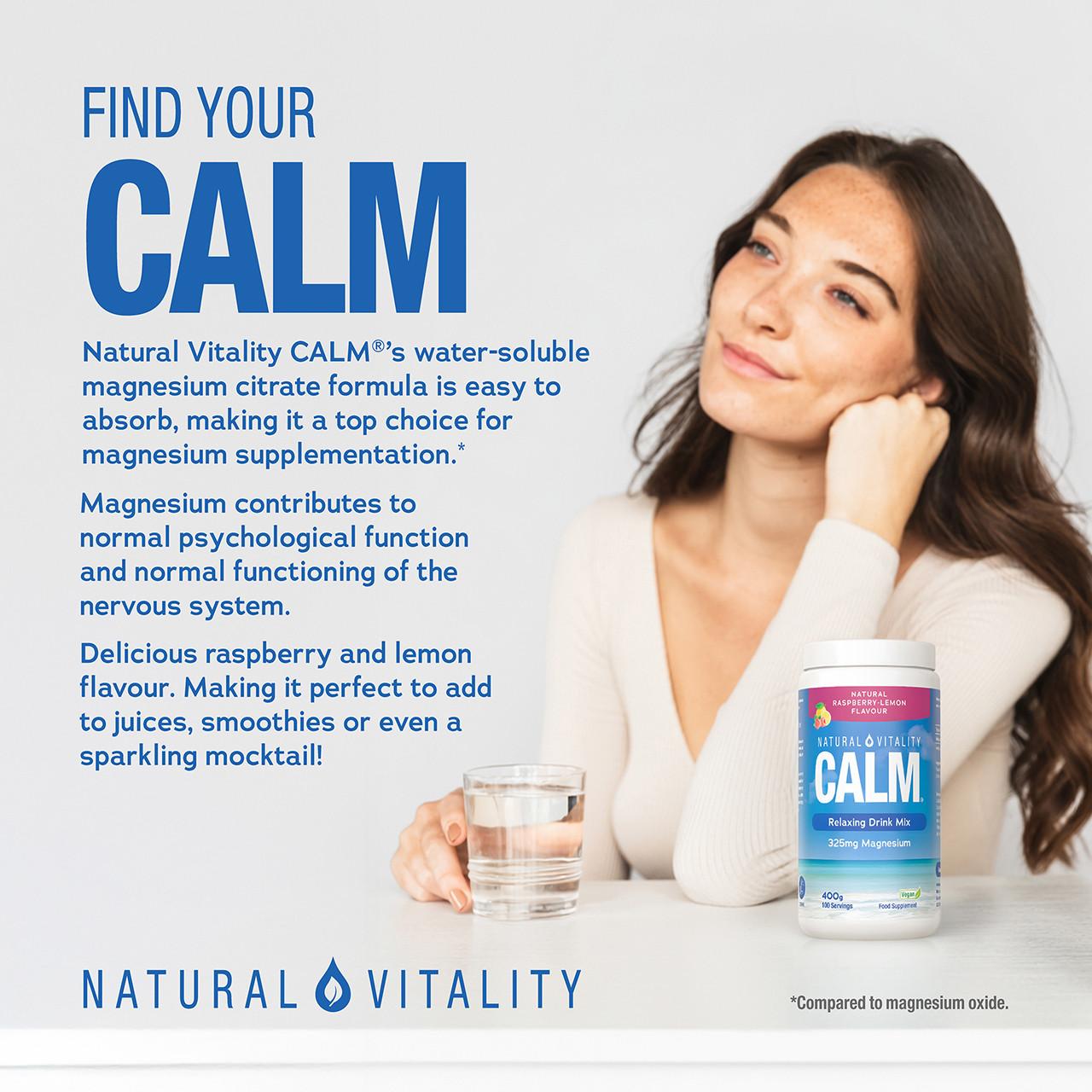 Natural Vitality Calm Relaxing Drink Mix Raspberry Lemon Flavour 400g Image https://cdn11.bigcommerce.com/s-g585yu857h/images/stencil/1280w/products/16245/31089/165983-02__98073.1778766383.jpg1