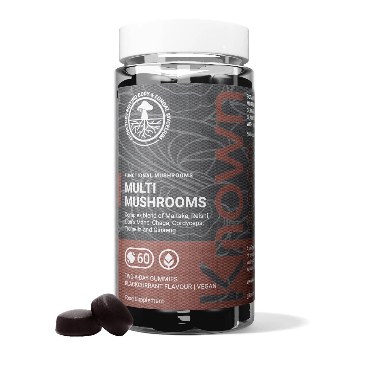 Known Nutrition Multi Mushrooms 60 Gummies Image 1