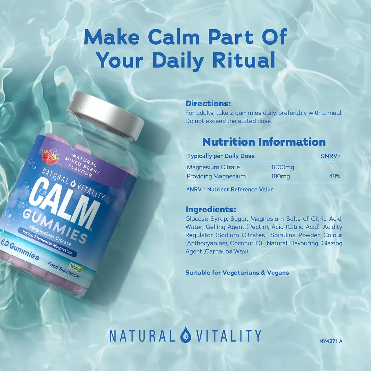 Natural Vitality Calm Magnesium 180mg 60 Vegan Gummies Image https://cdn11.bigcommerce.com/s-g585yu857h/images/stencil/1280w/products/16250/31111/165985-04__58703.1788445340.jpg1