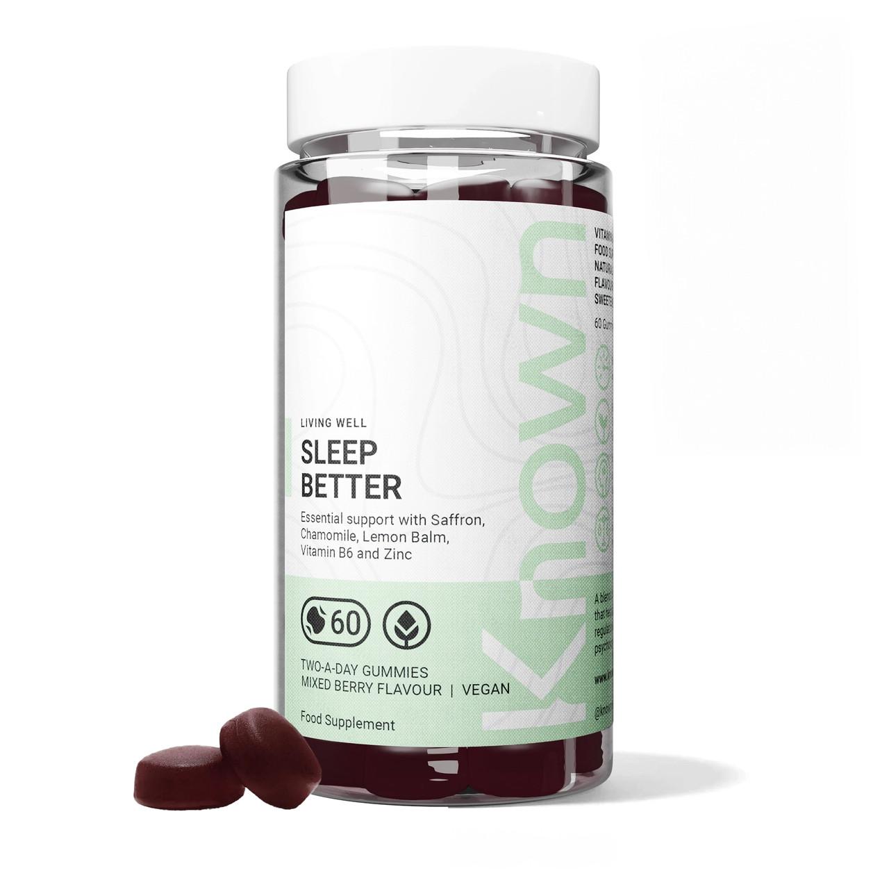 Known Nutrition Sleep Better 60 Gummies Image 1