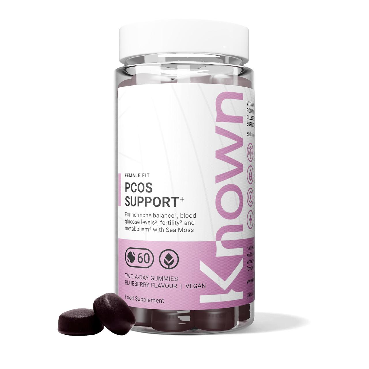 Known Nutrition PCOS Support 60 Gummies Image 1