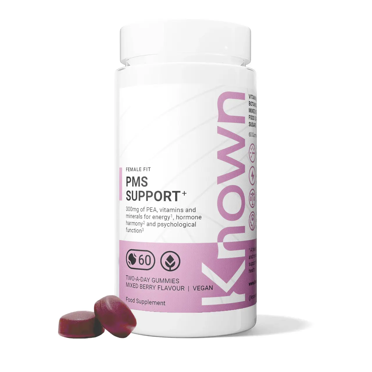Known Nutrition PMS Support 60 Gummies Image 1