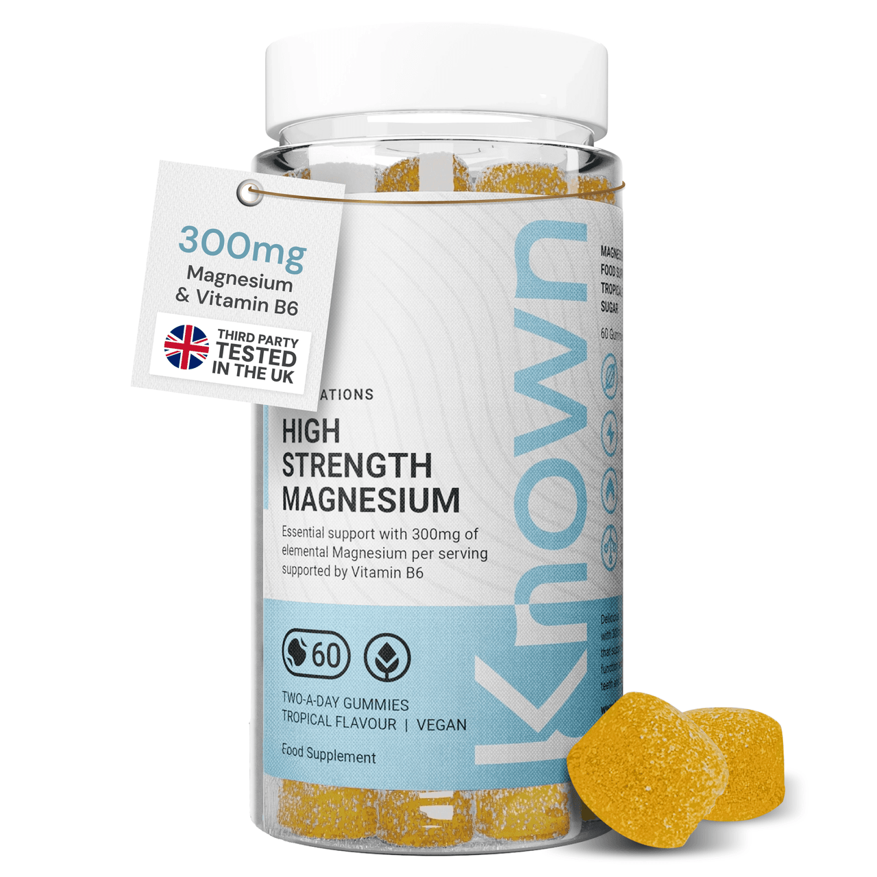 Known Nutrition High-Strength Magnesium 60 Gummies Image 1