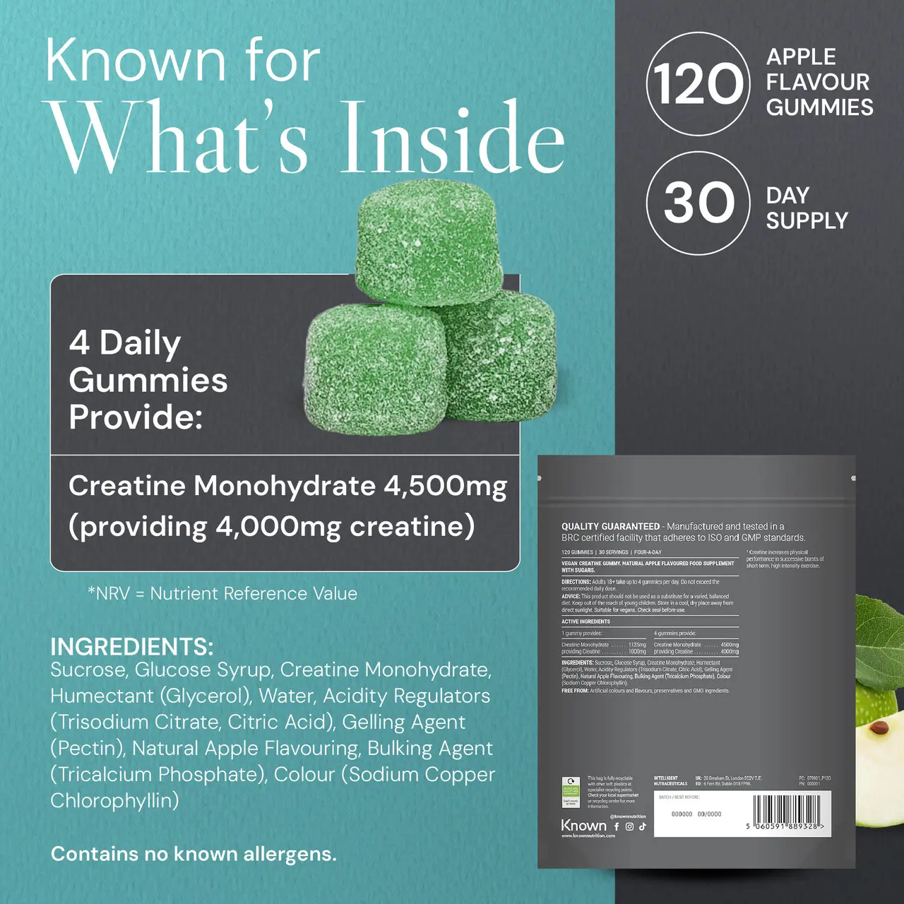 Known Nutrition Vegan Creatine Sour Apple Pouch 120 Gummies Image https://cdn11.bigcommerce.com/s-g585yu857h/images/stencil/1280w/products/16273/31438/B0FMFJWP9Y.PT05-100__14930.1779290648.jpg1