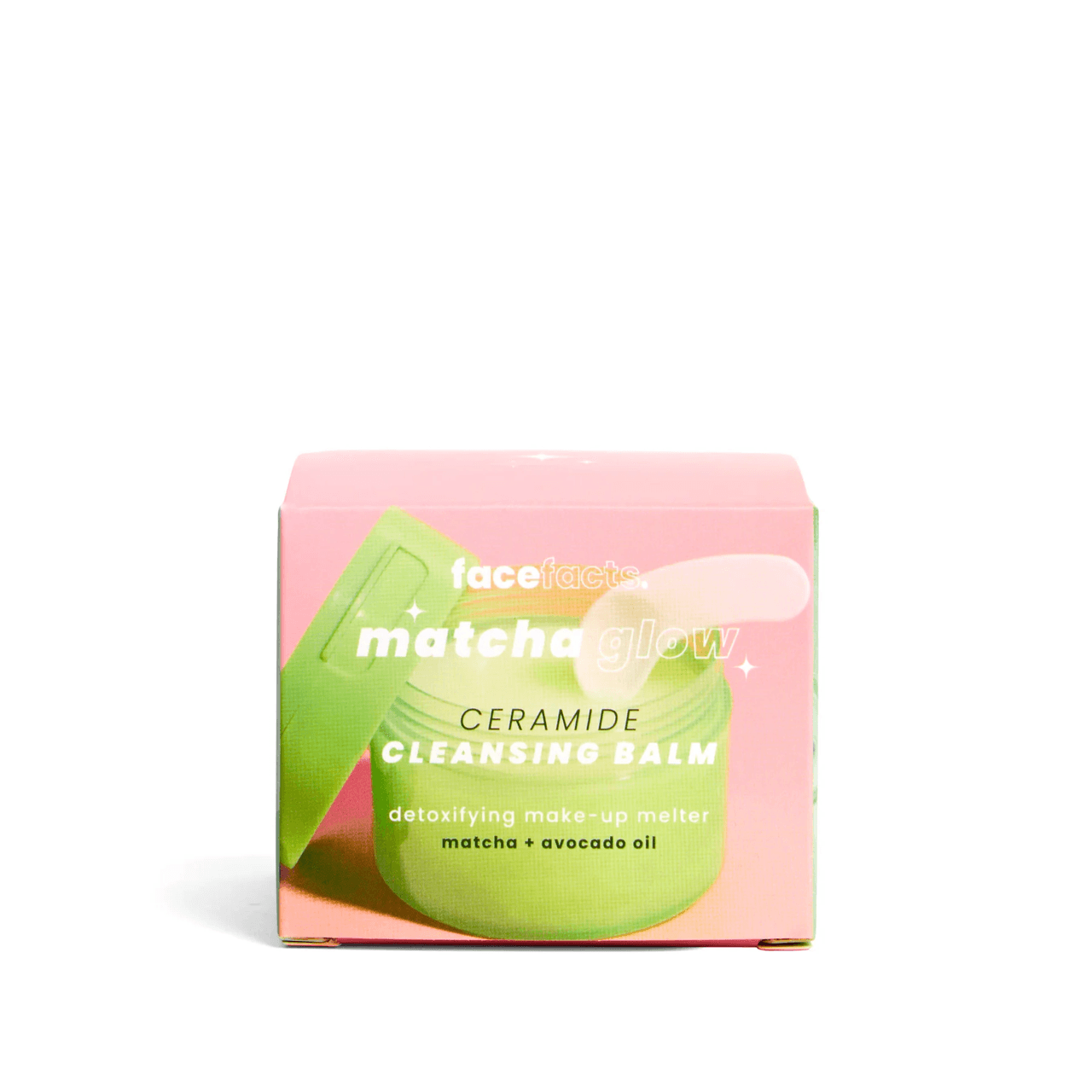 Face Facts Matcha Glow, Ceramide Cleansing Balm, 80ml Image 1