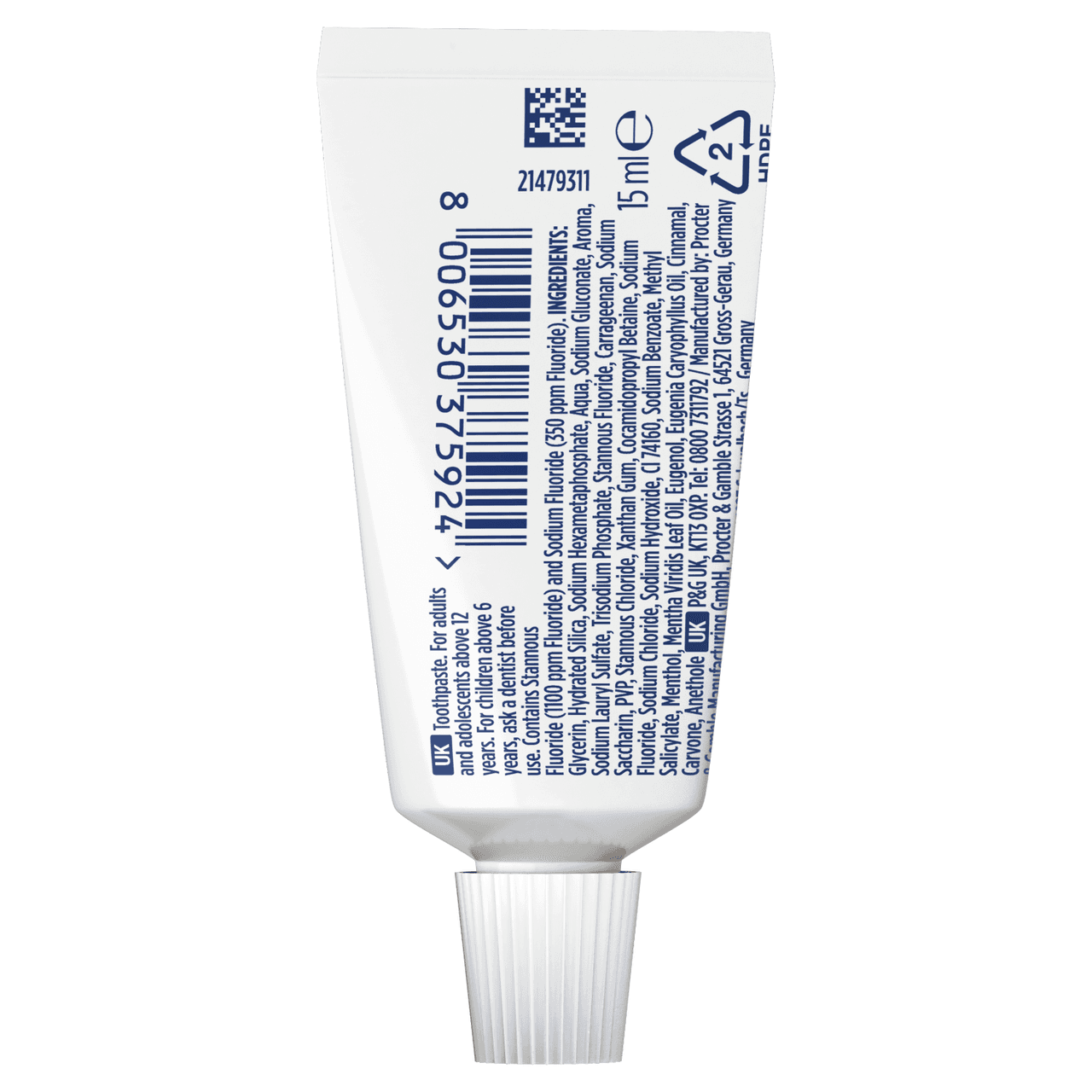 Oral-B Pro-Expert Professional Protection Toothpaste 15ml Image https://cdn11.bigcommerce.com/s-g585yu857h/images/stencil/1280w/products/16405/32834/8006530375924_T758__24562.1781613223.png1