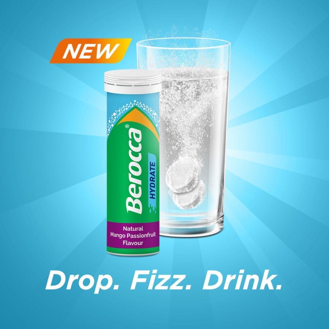 Berocca Hydrate Mango Passionfruit Flavour 20 Effervescent Tablets Image https://cdn11.bigcommerce.com/s-g585yu857h/images/stencil/1280w/products/16436/32846/61Dbj5mMIvL._AC_SL1100___08378.1781614541.jpg1
