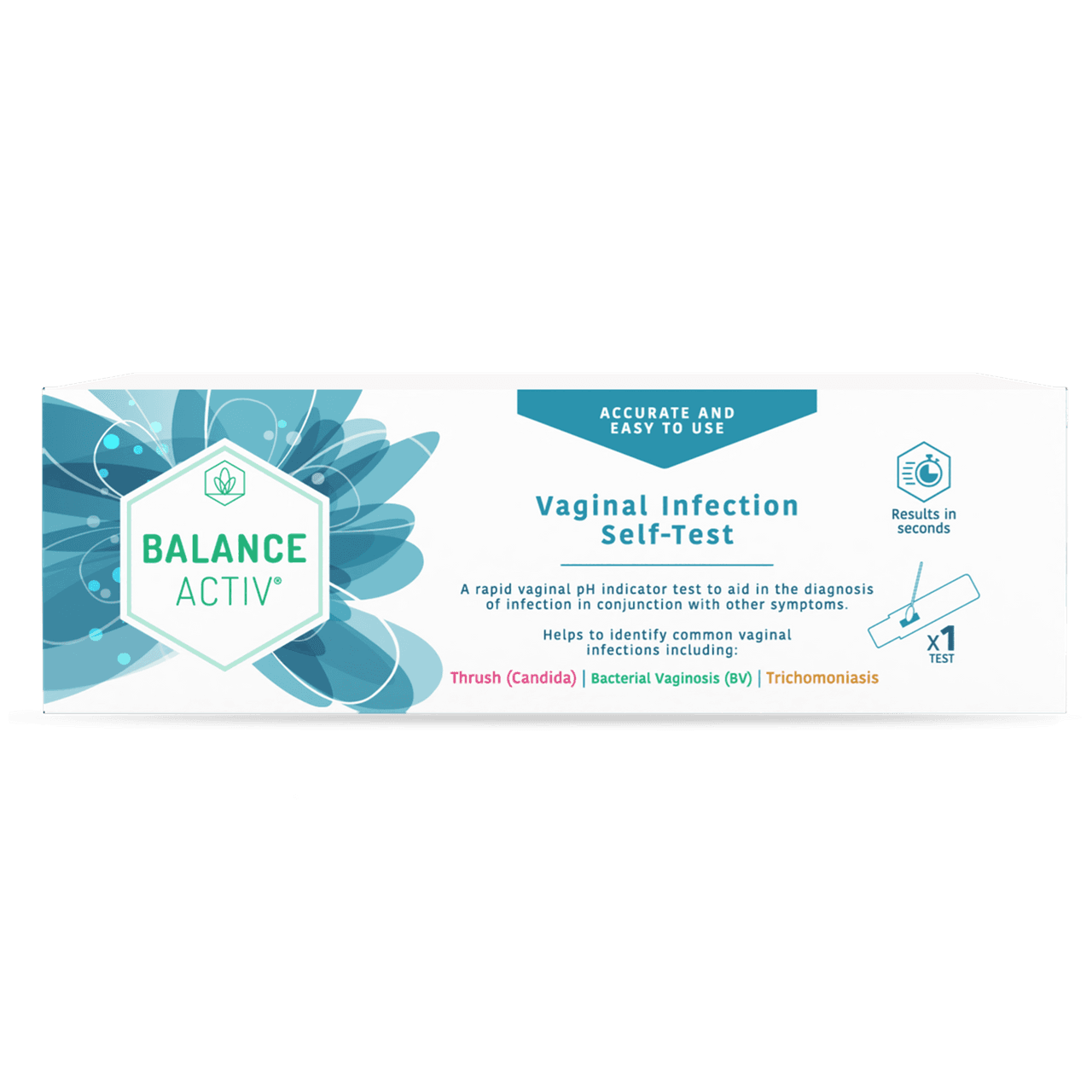 Balance Activ 1c Vaginal pH Rapid Test (Vaginal Swab) Image 1