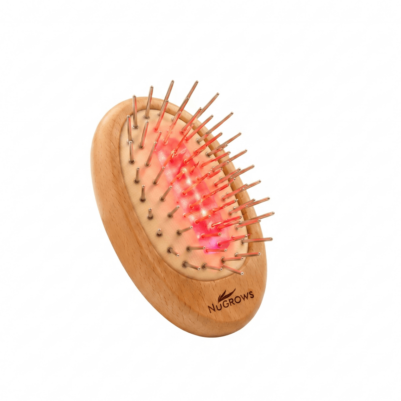 NuGROWS VivaBrush Go Compact Cold Laser Scalp Care Brush Image 1