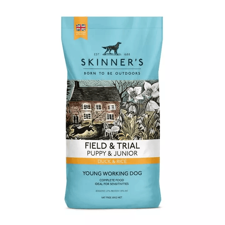 Skinners Field & Trial Puppy & Junior Duck and Rice 2.5kg Image 1
