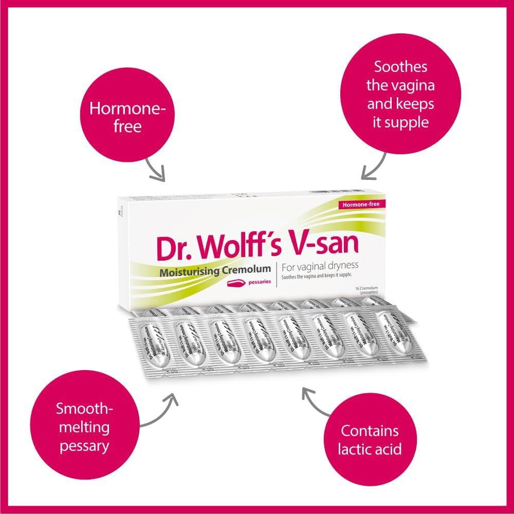 Dr Wolff's V-san Moisturising Cremolum 16 Pessaries Image https://cdn11.bigcommerce.com/s-g585yu857h/images/stencil/1280w/products/1655/34966/615Azs3o7VL._AC_SL1000___79925.1784647797.jpg1