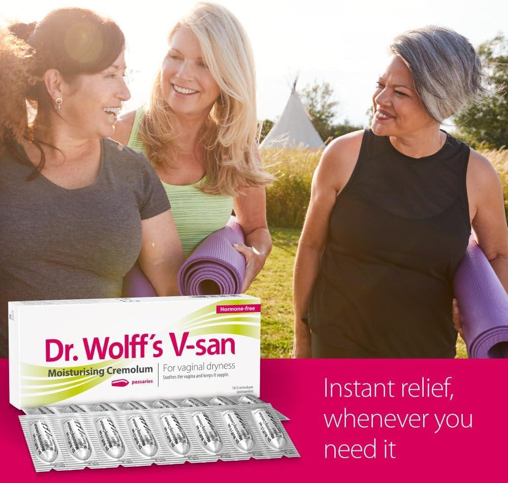 Dr Wolff's V-san Moisturising Cremolum 16 Pessaries Image https://cdn11.bigcommerce.com/s-g585yu857h/images/stencil/1280w/products/1655/34968/61hY2gN5DvL._AC_SL1000___06928.1784647797.jpg1