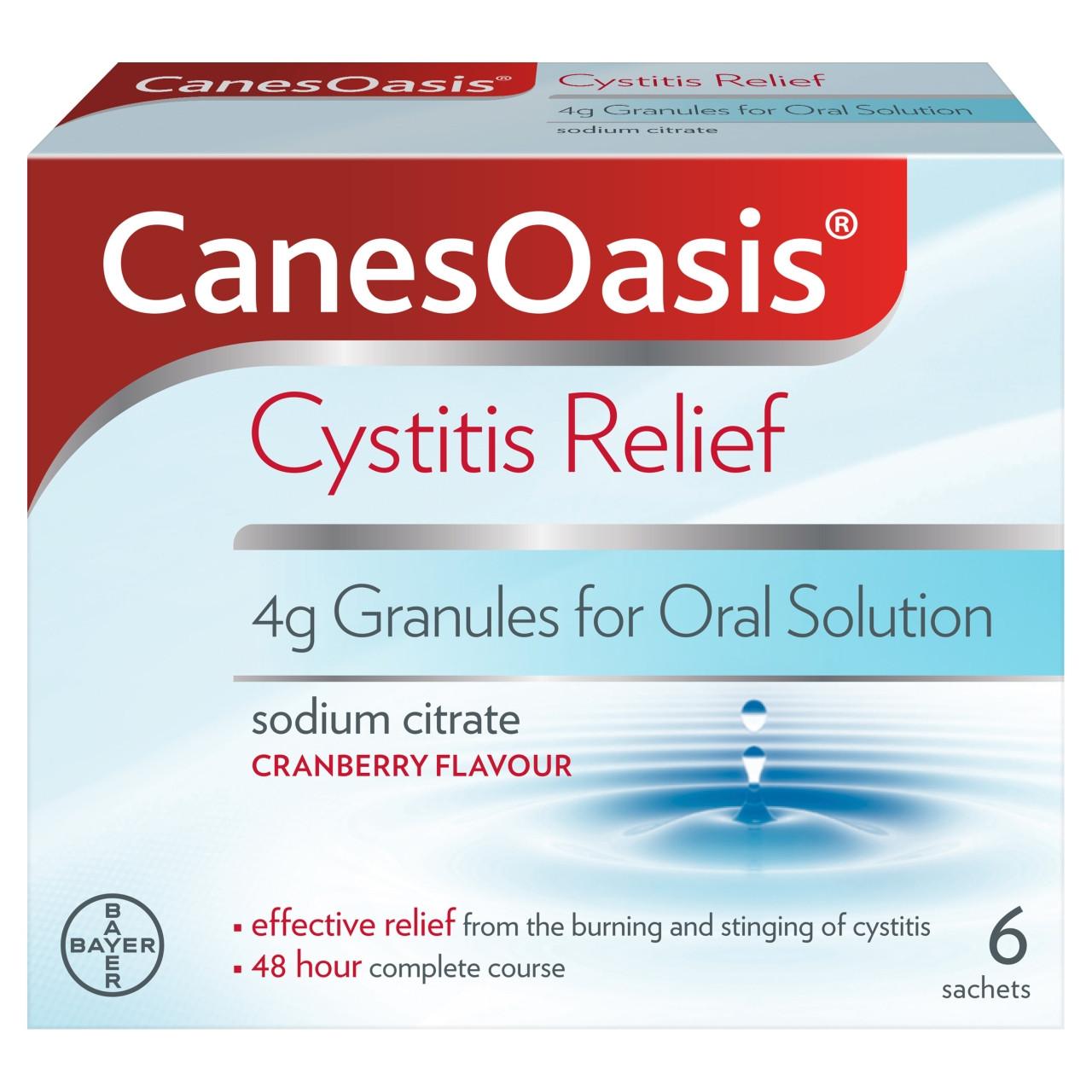 Canesoasis Cystitis Relief 6 Sachets Image 1